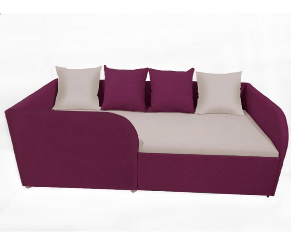 Комбинированный цвет дивана Сказка: розовый + беж