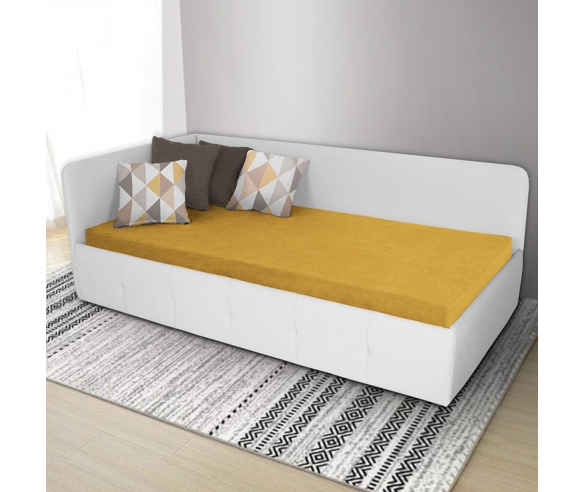 Мягкая кровать Сканди с декоративными подушками