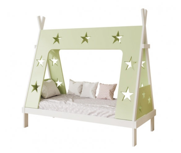 Кровать Jimmy Air Vigi Stella, цвет оливковый.
